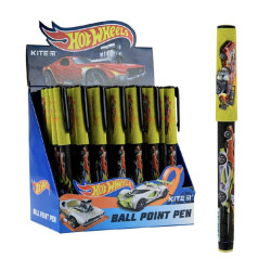 Ручка кулькова Kite Hot Wheels 0.5 мм (Синя) | Вигідно 10 шт | Самовивіз Сирець