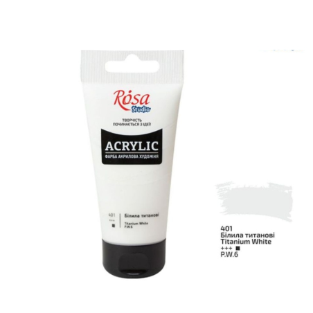Білила титанові Rosa Studio 401 Акрил