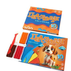 Пластилін восковий Mimi 10 кольорів 200 г | Ціна 78 грн | Сирець