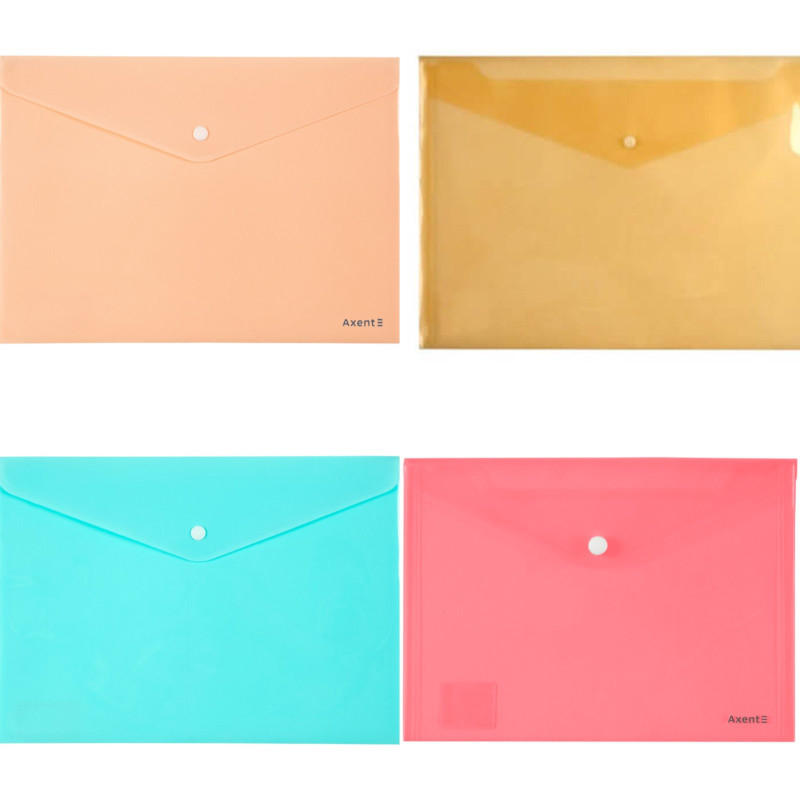 Папка на кнопці Axent А4 купити | Ціна 16 грн | Київ Сирець