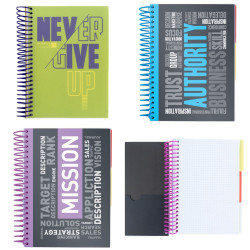 Блокнот Axent А5 на спіралі 120 арк. з розділювачами | 147 грн | Київ