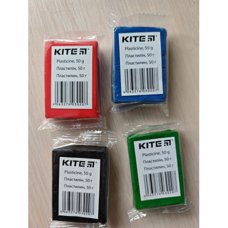 Пластилін Kite поштучно (брусок 50 г)