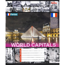 Зошит кольоровий 48 аркушів, клітинка