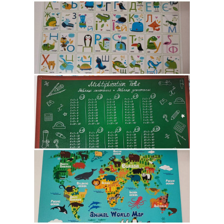 Пластикова підкладка на стіл  Для письма та творчості 💓🦋