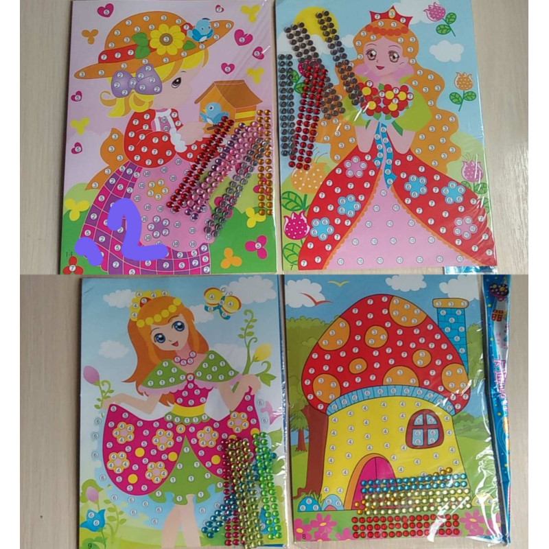 Дитяча мозаїка "камінці" в  асортименті