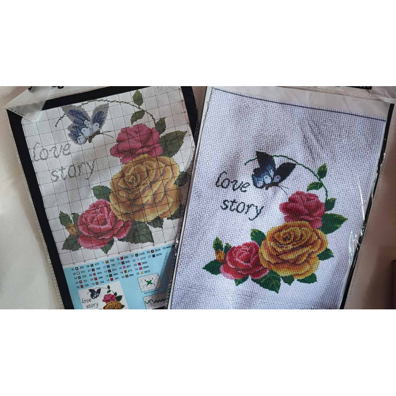 Набір вишивка хрестиком.❤️
