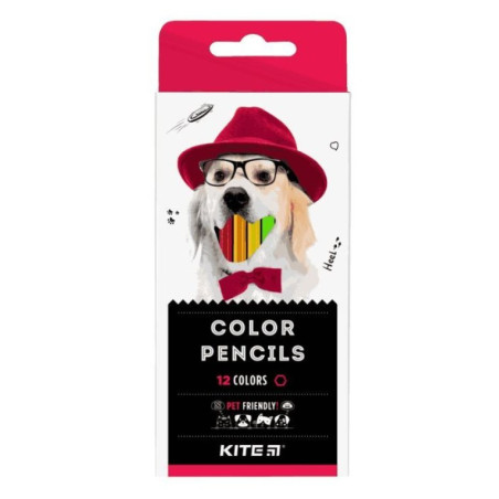Кольорові олівці Kite Dogs 12 шт — самовивіз біля метро Сирець