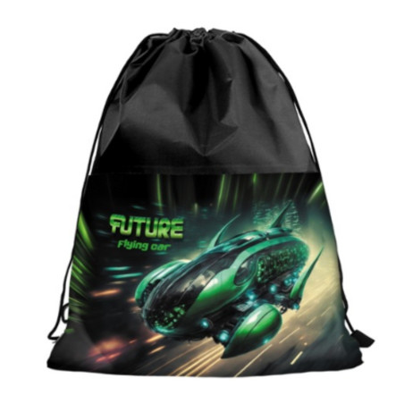 Сумка для взуття, поліестер, чорна — самовивіз метро Сирець