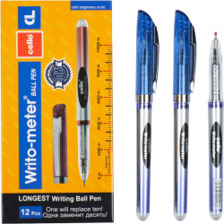 Ручка масляна Cello Writo-meter 10 км (10000 м) | Супердовге письмо